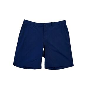 Nike Shorts Mens 38 Blue Navy Dri Fit Casual Chino Performance Golf
